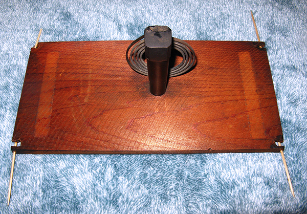 Chime Supporting Plate Top Back With Toothpicks